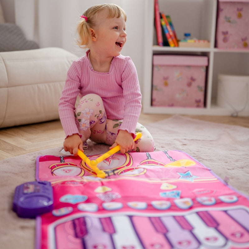 WOOPIE Grote Muziekmat voor kinderen met Interactieve Drums en Piano