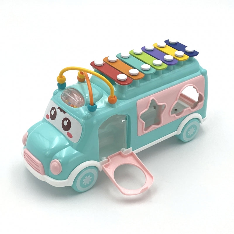 WOOPIE Sorteer auto voor baby's en Peuters met muziek Roze