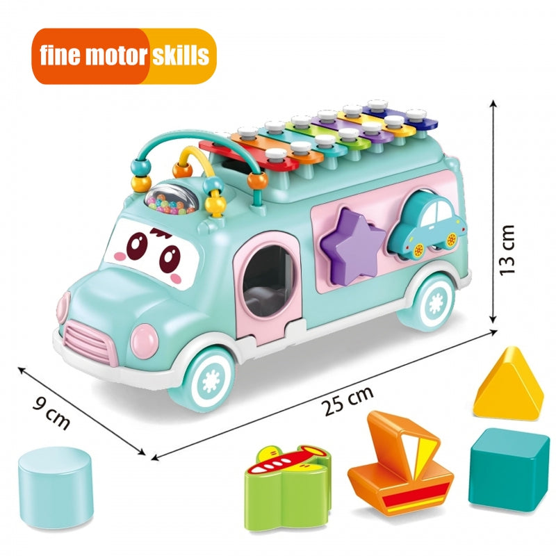 WOOPIE BABY Muzikale sorteer Auto met Xylofoon - Groen