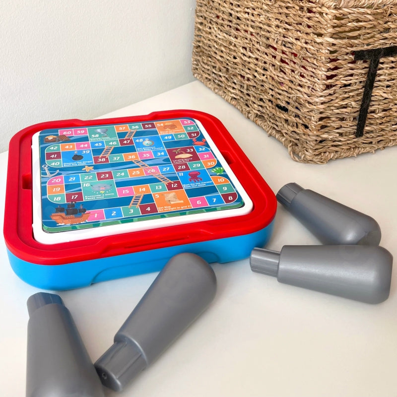WOOPIE Speeltafel met 10 verschillende (Logische) Bordspellen - 65 stuks