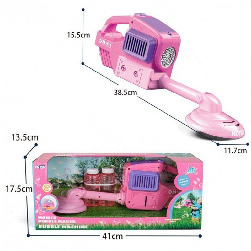 WOOPIE Speelgoed snoeimachine met bellenblaas – Zeepbellenblaasmachine Blauw
