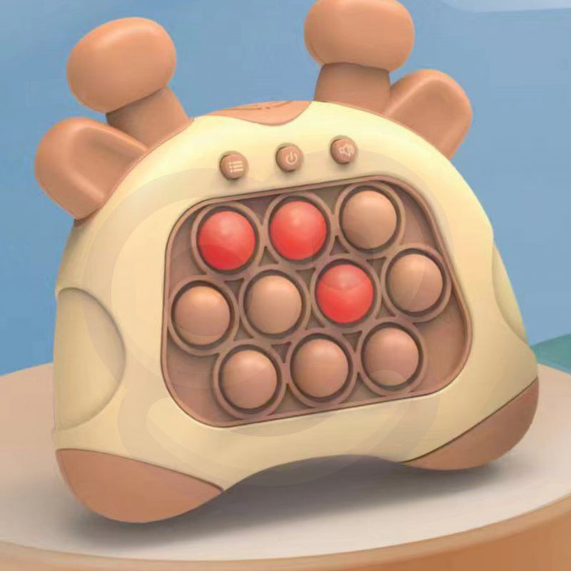 WOOPIE Fidget Pop It spel - Elektronisch spel - Stress verlichtend - Giraf