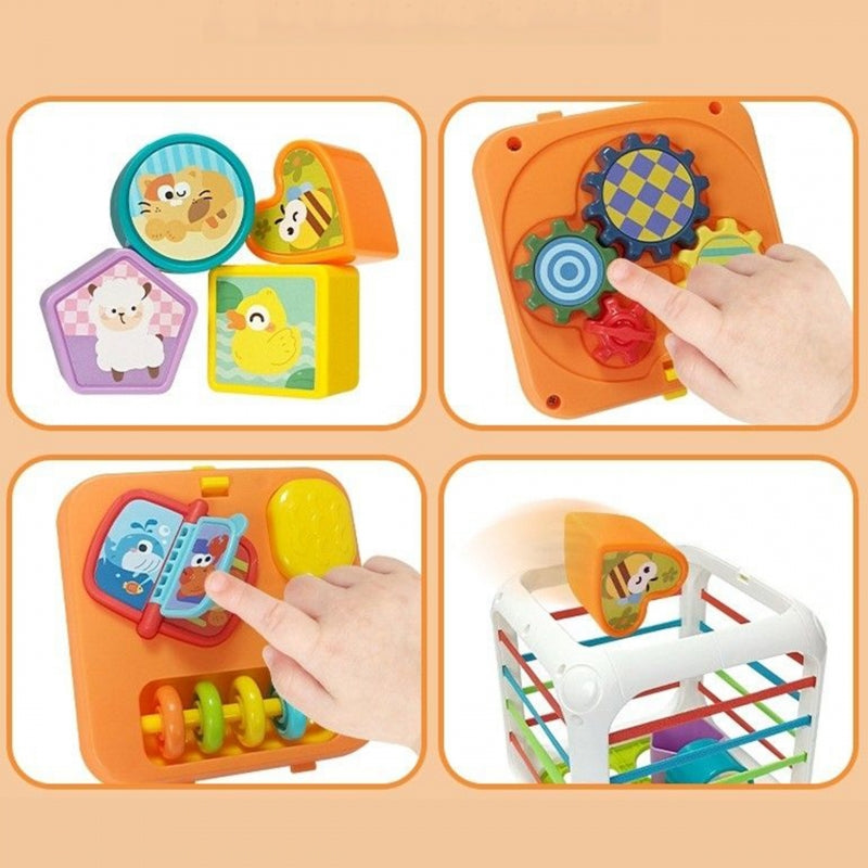 WOOPIE Educatieve Blokkendoos voor baby's, Sorteer Vormen vanaf 18 maanden