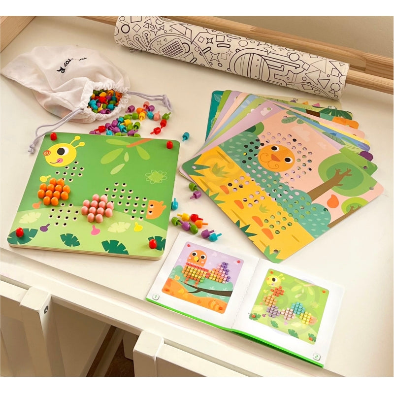 TOOKY TOY Puzzel met Prikpennen en Stekkers