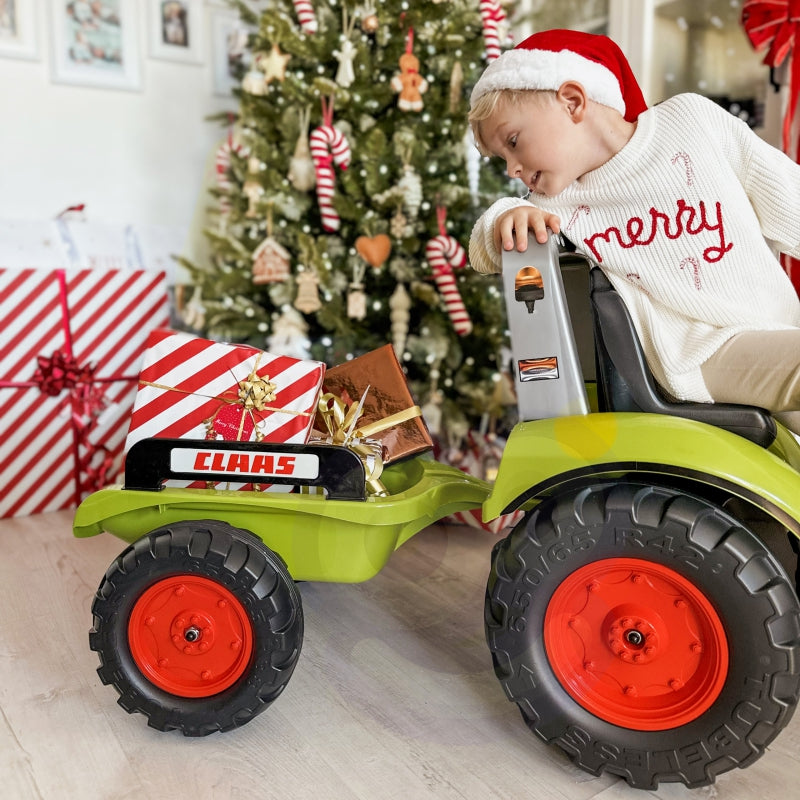 FALK Grote speelgoed Traptractor met Aanhanger – Vanaf 3 Jaar