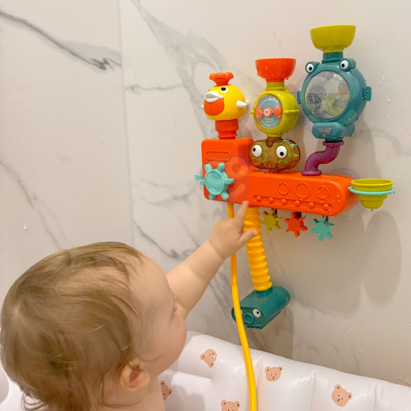 WOOPIE BABY Bad Speelgoed  met Kraan, Douchesproeier, Fontein  & Eend