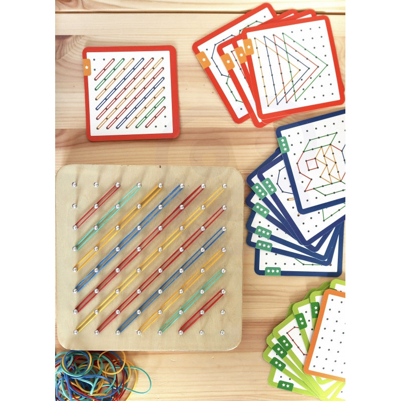 WOOPIE Elastieken Houten Puzzel 69 stuks