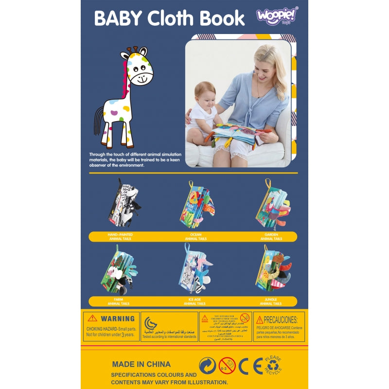 WOOPIE BABY Contrastboekje – Sensorisch Boekje voor Baby's (Engels)