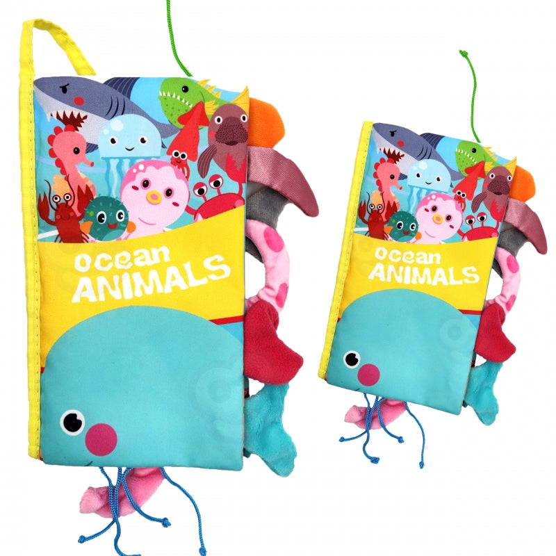 WOOPIE BABY Stofboek met Staarten van Zeedieren (Engelstalig)