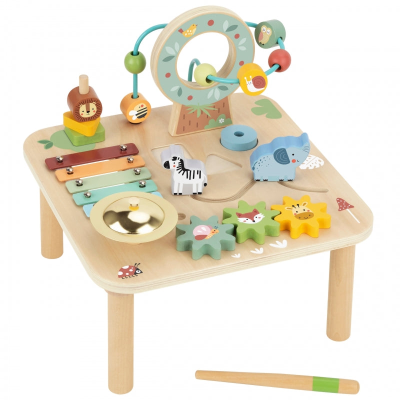 WOOPIE Houten 5-in-1 Educatieve Speeltafel Met Sensorisch Doolhof