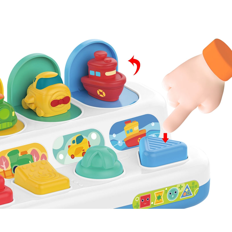 WOOPIE Educatief Speelgoed Pop-up Voertuigen voor baby's