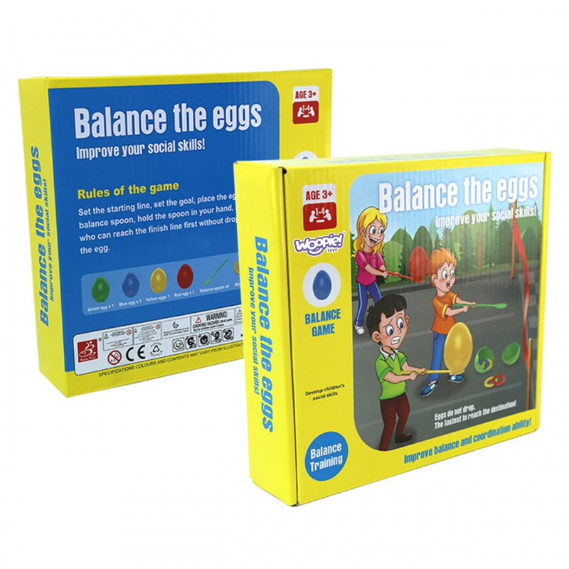 WOOPIE Balancerende Eieren spel, Behendigheidsspel