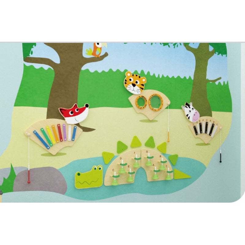 CLASSIC WORLD houten Mellofoon Wandbord