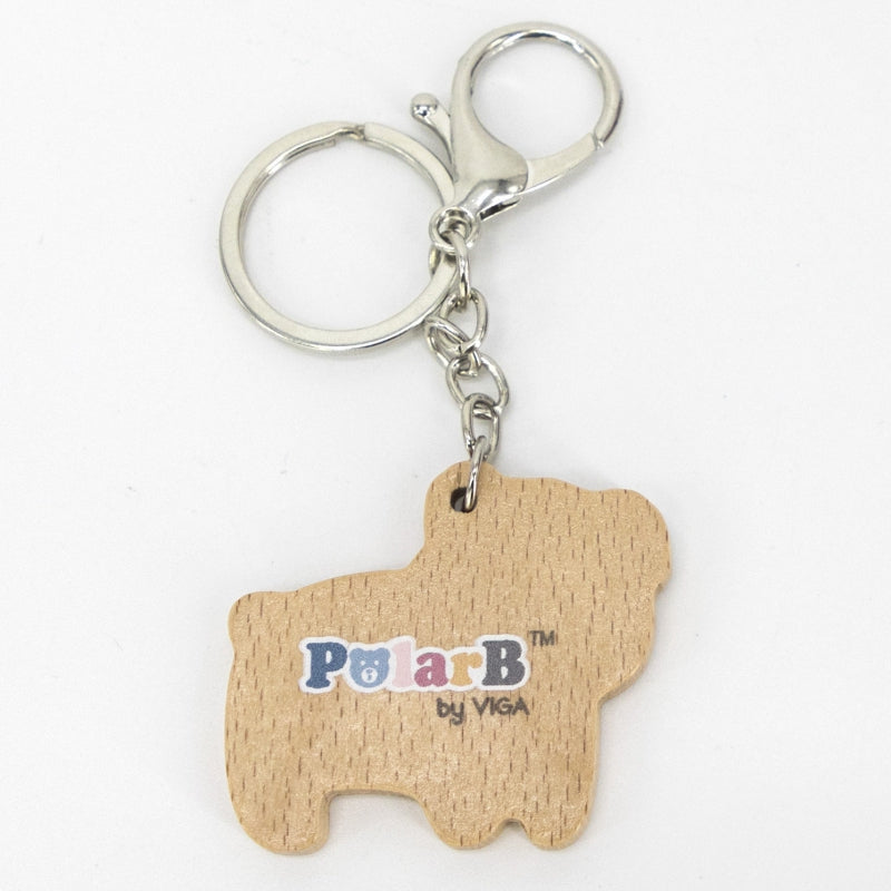 VIGA PolarB Houten Sleutelhanger Witte Beer