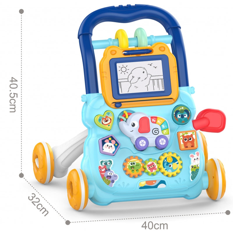 WOOPIE BABY Interactieve Muzikale Loopwagen Met Plakboek