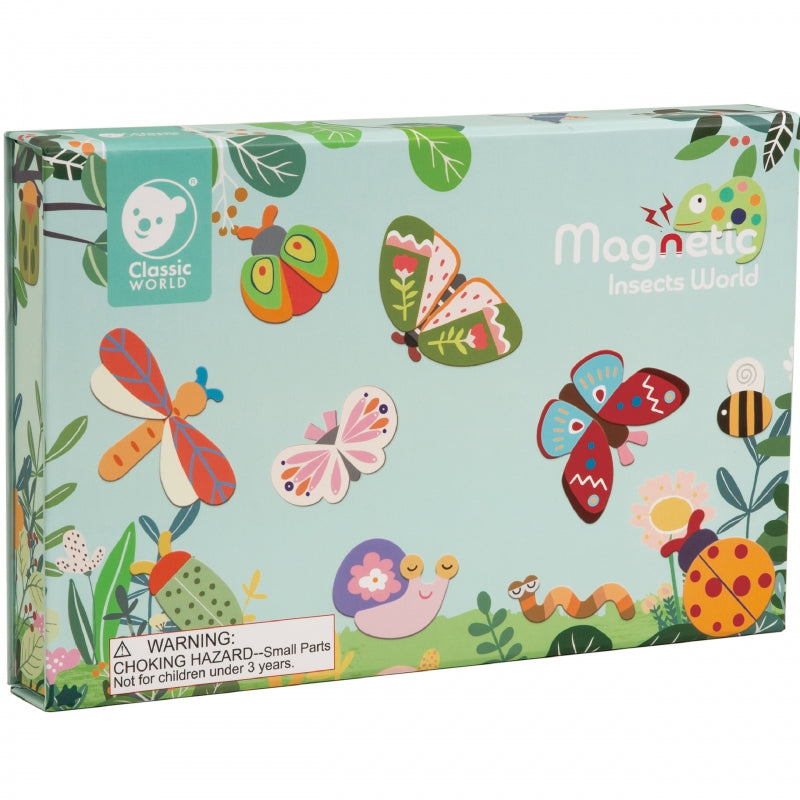 CLASSIC WORLD Magnetische Memorie Dieren Puzzel - 66 stuks