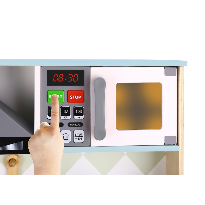 TOOKY TOY Grote Houten Speelgoed Keuken voor Kinderen - 10 stuks FSC