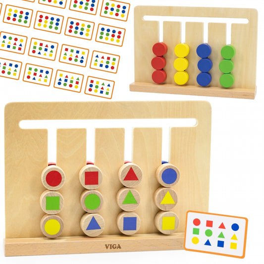 VIGA Kleur- en Vormpuzzel spel
