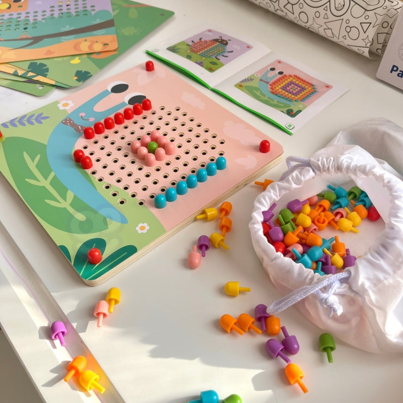 TOOKY TOY Puzzel met Prikpennen en Stekkers