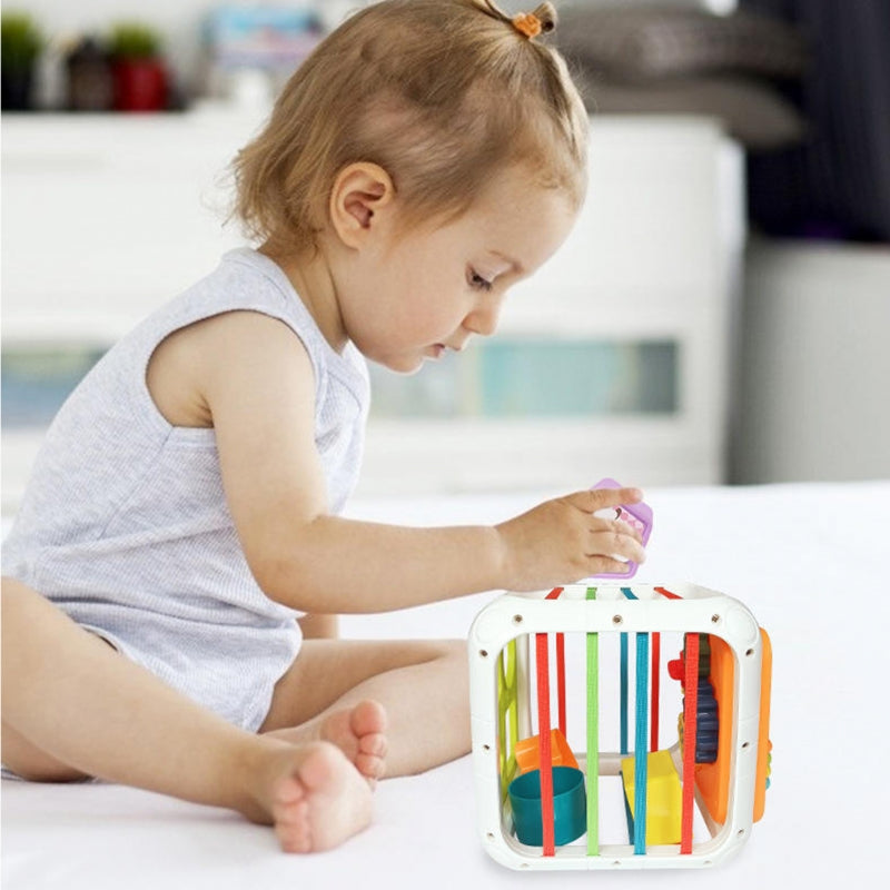 WOOPIE Educatieve Blokkendoos voor baby's, Sorteer Vormen vanaf 18 maanden