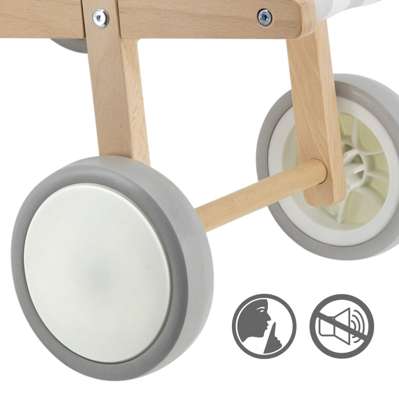 VIGA Houten Poppenwagen - Poppen tot 38CM