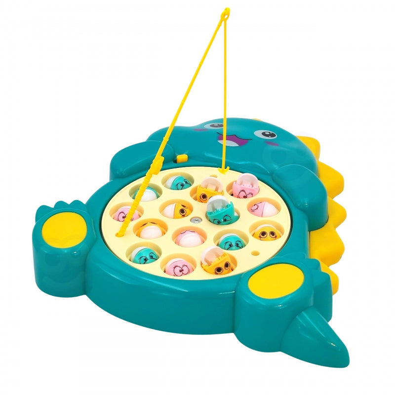 WOOPIE Speelgoed Visspel Set, Vaardigheidsspel, Groene Dinosaurus