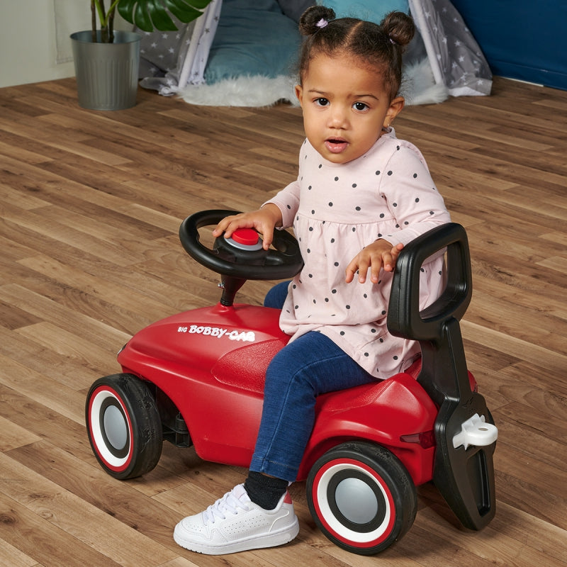 BIG Handvat en Rugsteun voor Bobby Car Loopwagen zwart