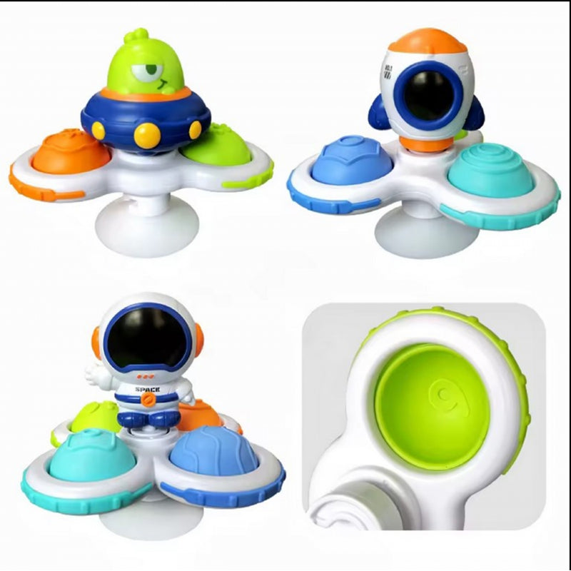WOOPIE Kosmische Fidget Spinner Pop-it – set van 3 - Voor baby’s!