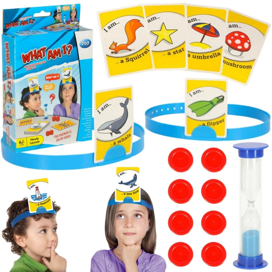 WOOPIE Woordspel Raad Wie Ik Ben? - Bordspel - Voor 2 Spelers - Reiseditie (Engels)