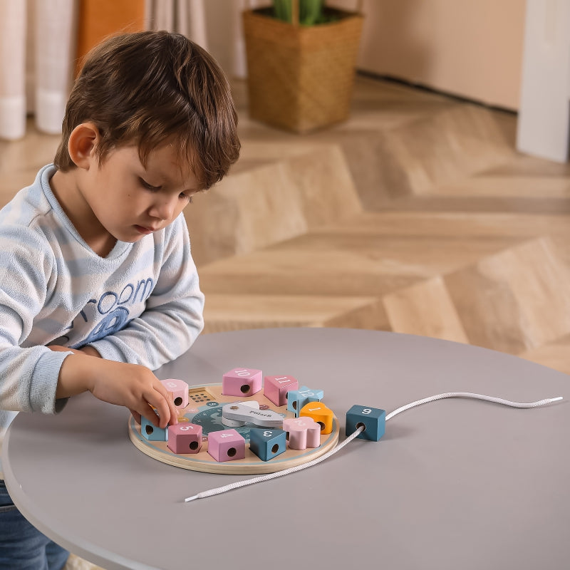VIGA PolarB Klok Rijgspel Montessori