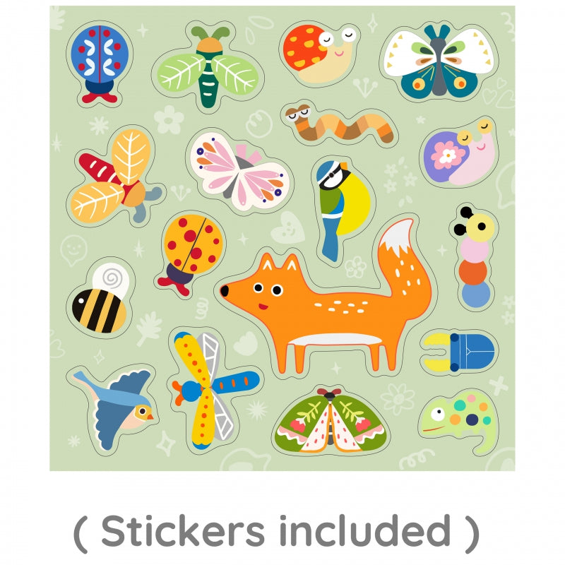 CLASSIC WORLD Magnetische Memorie Dieren Puzzel - 66 stuks