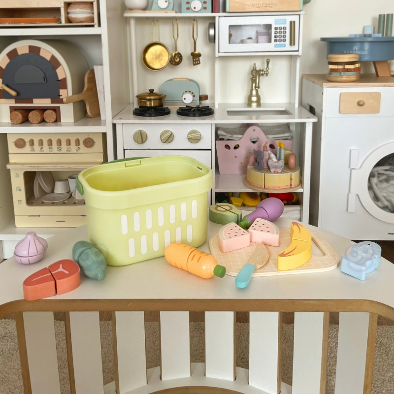 TOOKY TOY Houten Groenten & Fruit Speelgoedeten Set