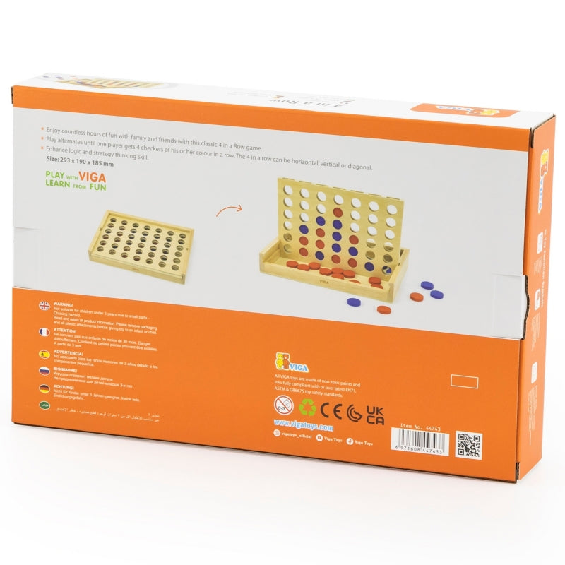 VIGA 4 op een Rij Puzzelspel