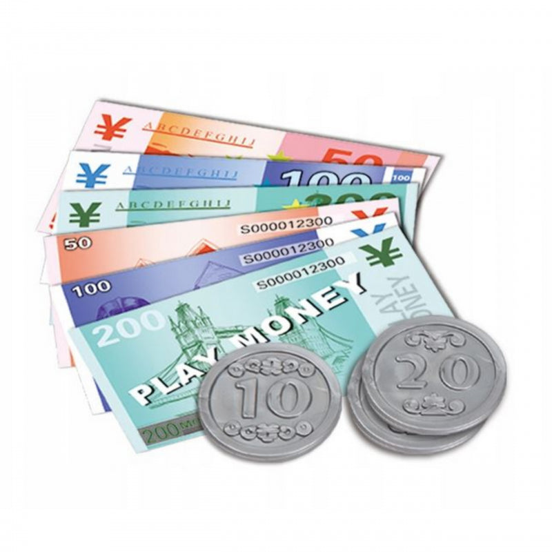 WOOPIE Speelgoed Winkelkassa met plank en accessoires