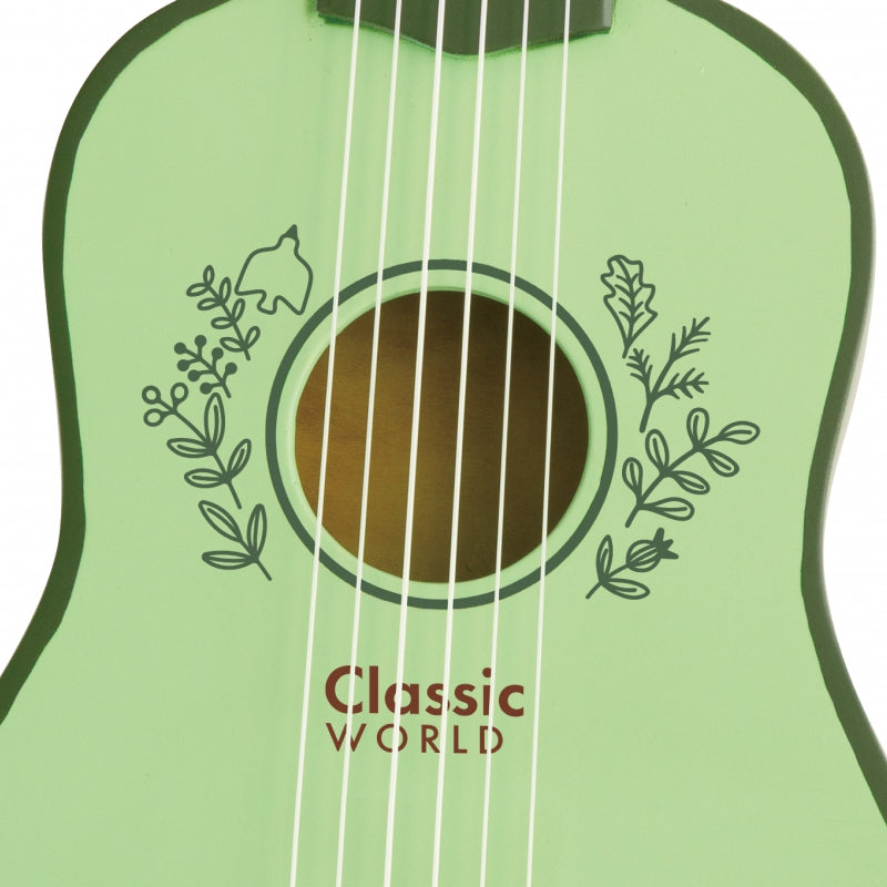 CLASSIC WORLD Houten Gitaar voor Kinderen vanaf 3 jaar - Groen