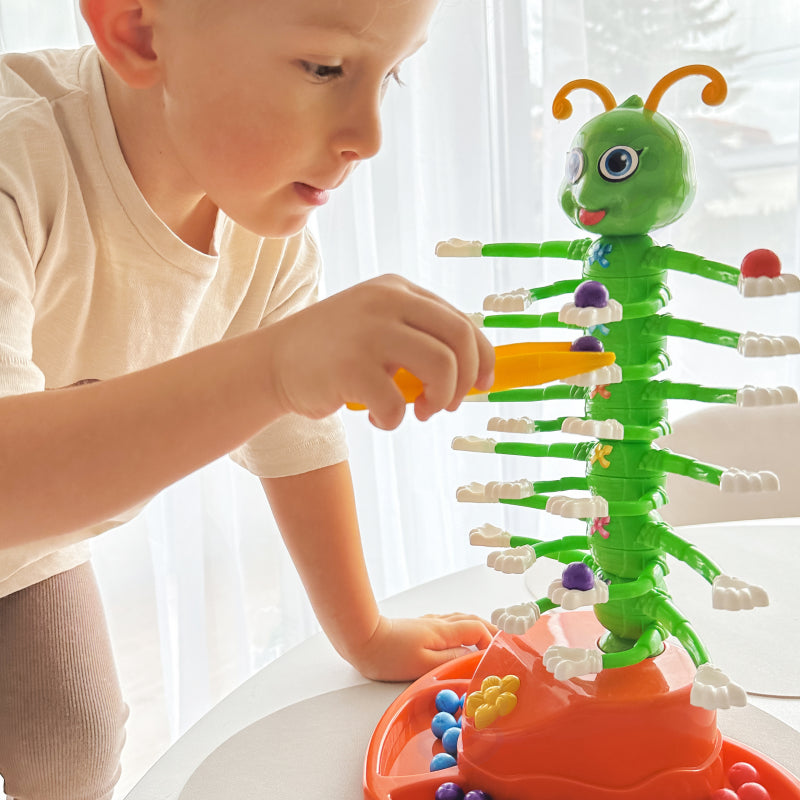 WOOPIE Dansende Duizendpoot bordspel - Behendigheidsspel