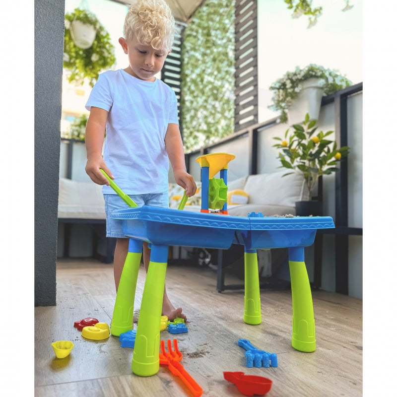 WOOPIE 2-in-1 Watertafel en Zandbak 'Palmboom' 18 stuks