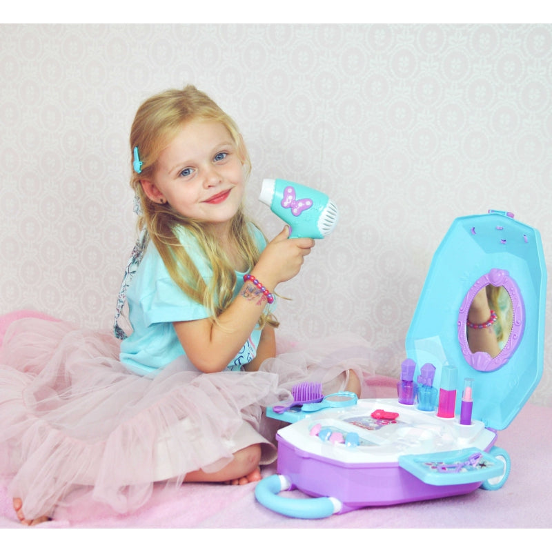 WOOPIE 2-in-1 Speelgoed Schoonheidssalon in een Koffer