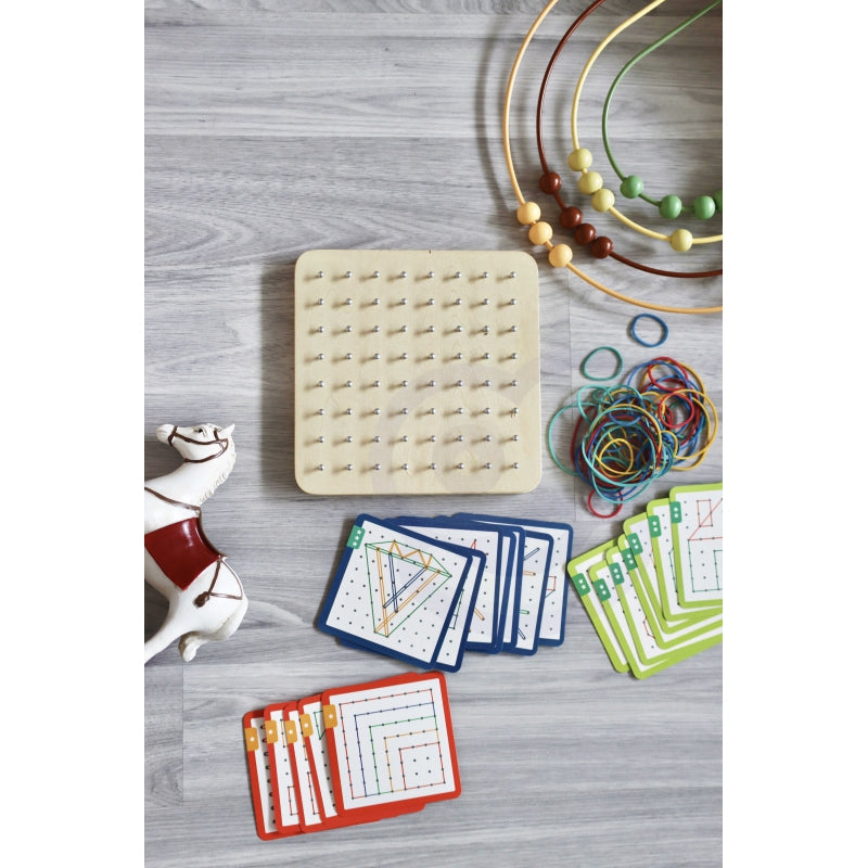 WOOPIE Elastieken Houten Puzzel 69 stuks