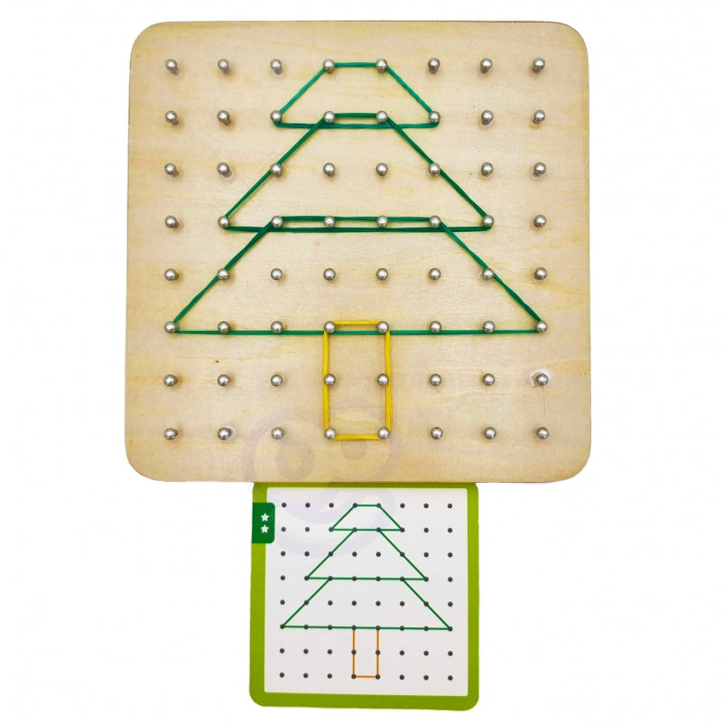 WOOPIE Elastieken Houten Puzzel 69 stuks