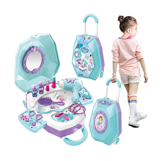 WOOPIE 2-in-1 Speelgoed Schoonheidssalon in een Koffer