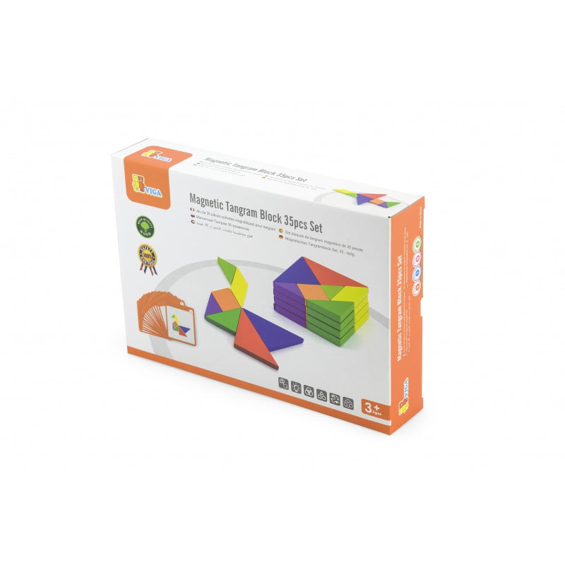 VIGA  Houten Tangram Puzzel met FSC-certificaat