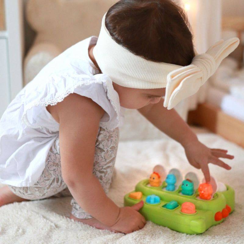 WOOPIE BABY Educatief Speelgoed Springende Dino’s - POP-UP