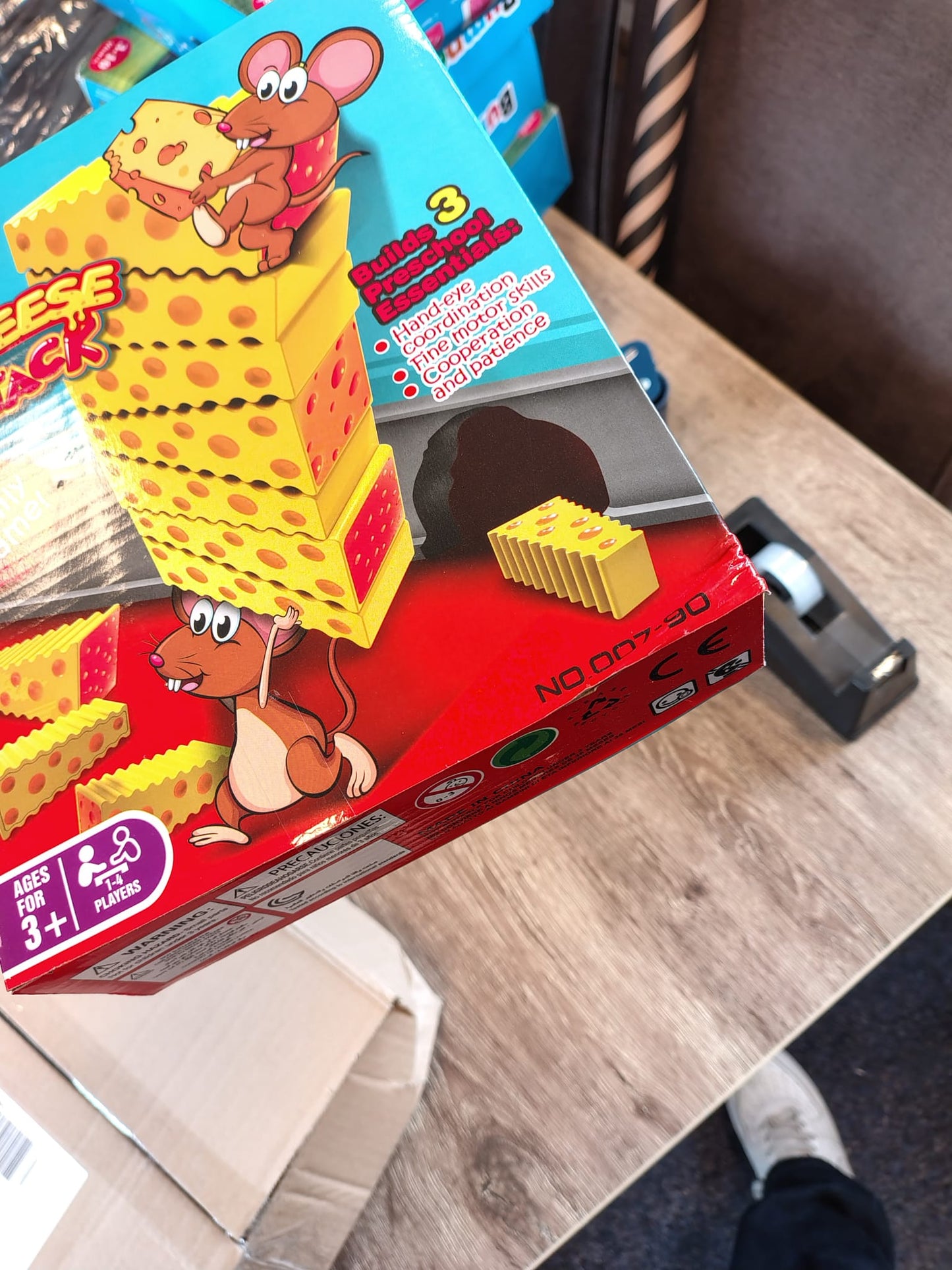 kaasspel Stapelen - Kaas Stapel Spel (beschadigd verpakking)
